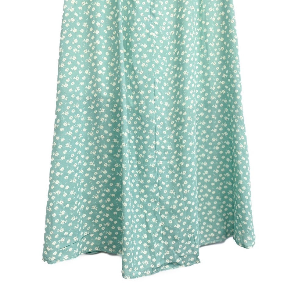 Leith Nordstrom Womens Floral Midi Dress M‎ Blue Garden Cottagecore Flutter - Picture 7 of 10
